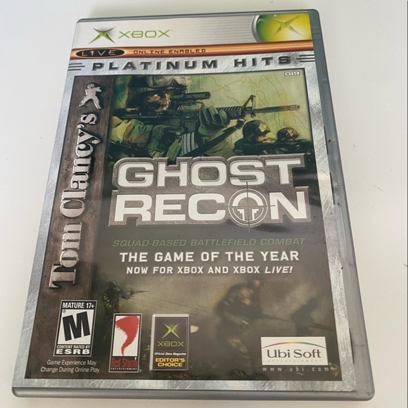 XBOX Game Lot of 2 Tom Clancy’s Ghost Recon & Splinter Cell Pandoras Tomorrow - Picture 7 of 9